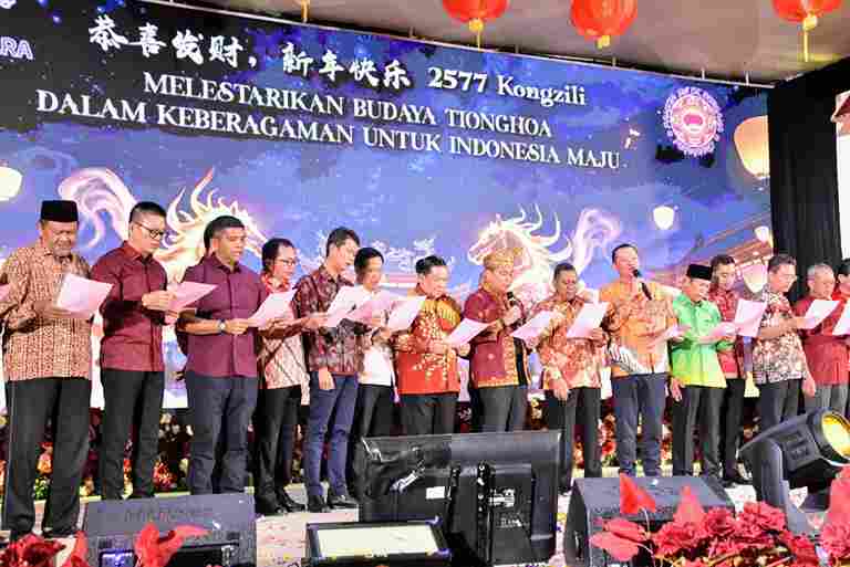 Danrem 031/WB Hadiri Perayaan Imlek, Momentum Mempererat Silaturahmi dengan Masyarakat Tionghoa Pekanbaru