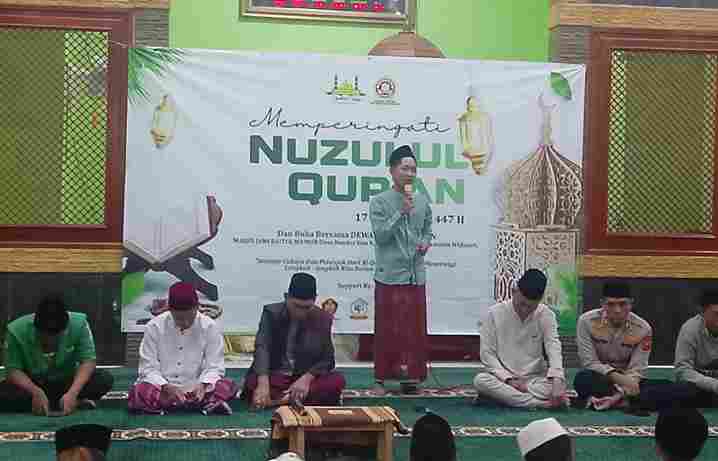 Karang Taruna dan DKM Masjid Jami Baitul Makmur Desa Bunder Peringati Nuzulul Qur’an dan Buka Puasa Bersama.
