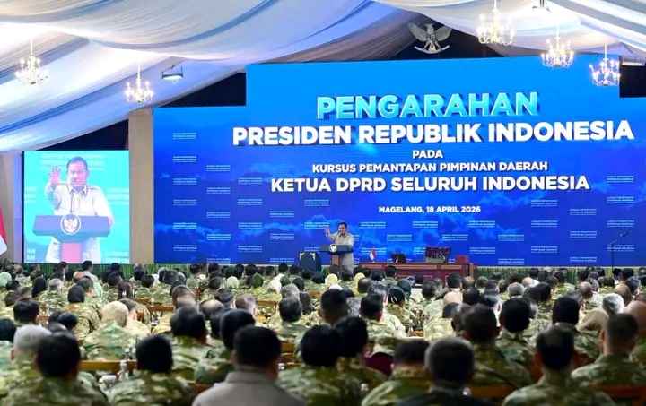Presiden Prabowo Sampaikan Pengarahan pada Ketua DPRD Seluruh Indonesia