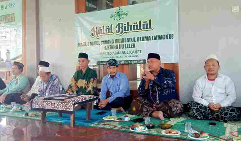 Halal Bi Halal MWC NU Kecamatan Lelea Ketua Tanfidzah Soroti Pentingnya Menjaga Kebersihan Lingkungan