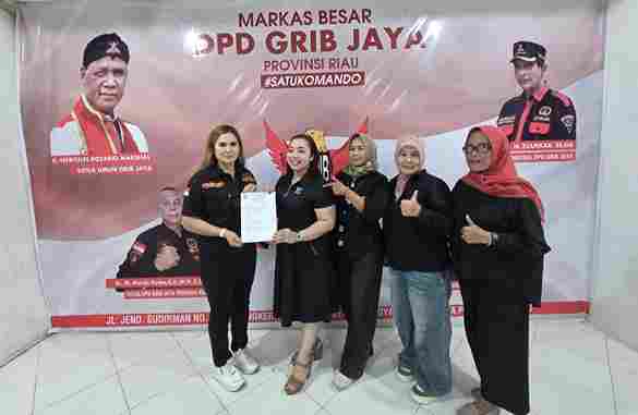 Ymmanuella Natalia SH Resmi Jabat Ketua Srikandi DPD GRIB JAYA Riau, Siap Perkuat Struktur hingga Tingkat PAC