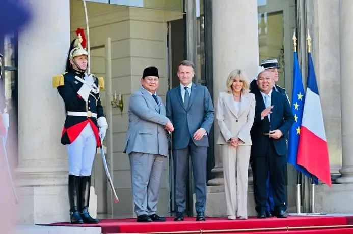 Di Istana Elysee, Presiden Prabowo Dorong Penguatan Kemitraan Indonesia-Perancis