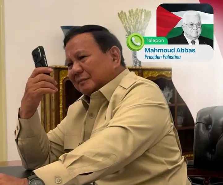 Presiden Prabowo Terima Telepon Presiden Palestina, Tegaskan Dukungan Indonesia untuk Perjuangan Rakyat Palestina