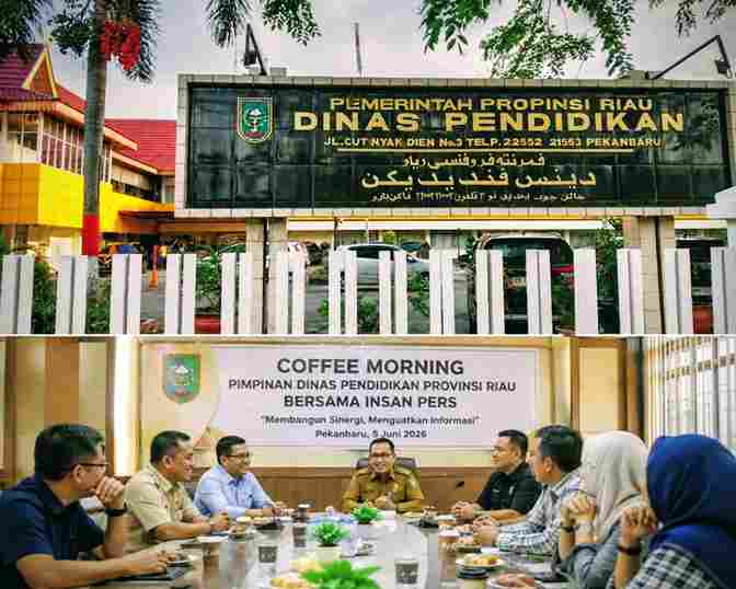 Tak Ada Undangan Resmi, Sejumlah Wartawan Beri Pandangan Berbeda Soal Coffee Morning Disdik Riau