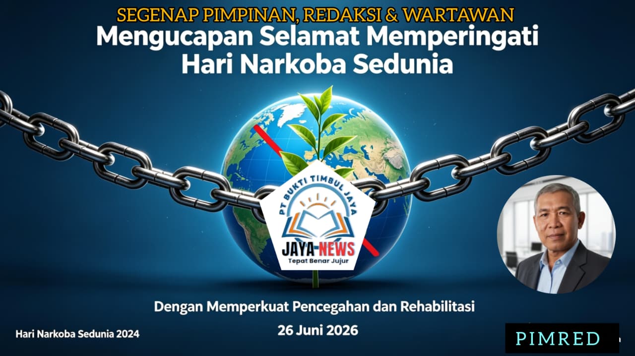 Selamat Memperingati Hari Anti Narkoba Sedunia, 26 Juni 2026