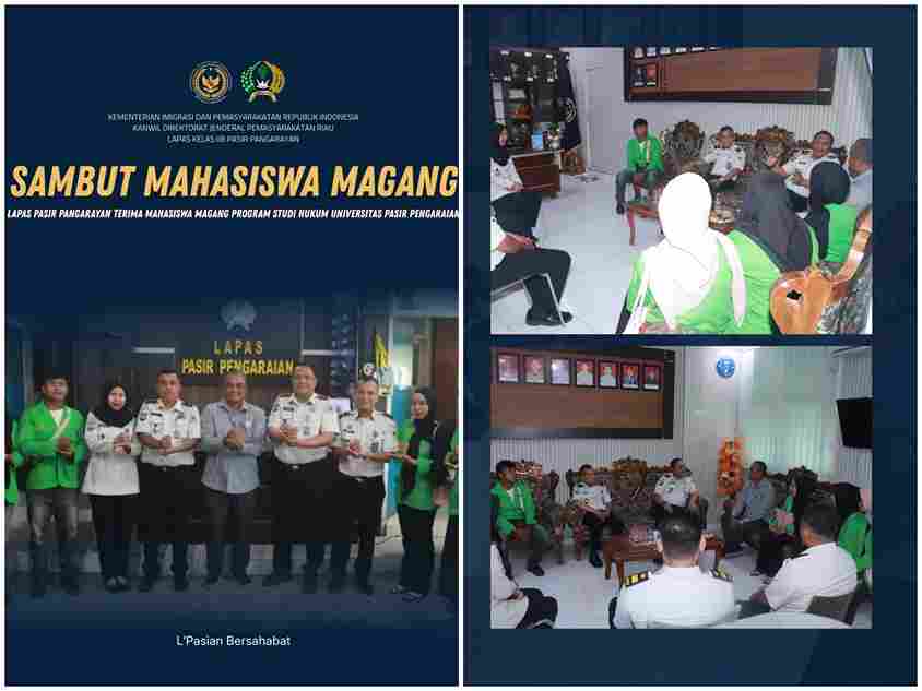 Lapas Pasir Pangarayan Terima Mahasiswa Magang Program Studi Hukum Universitas Pangarayan