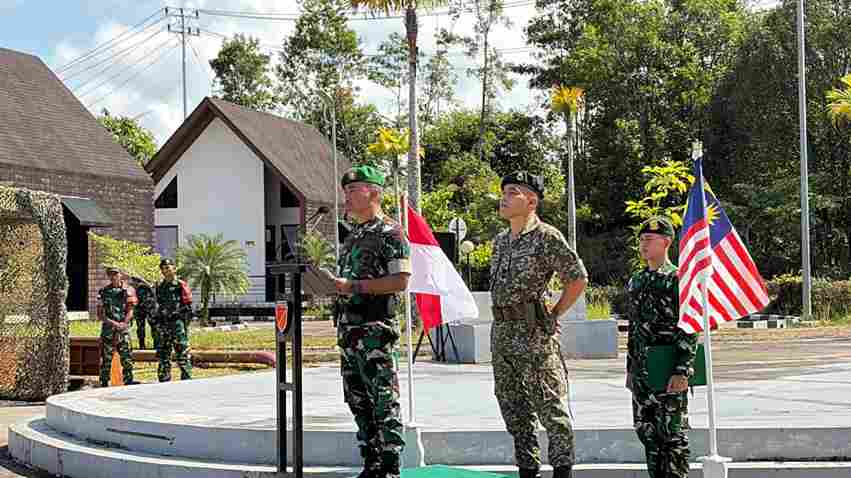 Jaga Kedaulatan Batas Negara, TNI dan TDM Resmi Buka Patroli Terkoordinasi Seri 1 Tahun 2026 di PLBN Badau