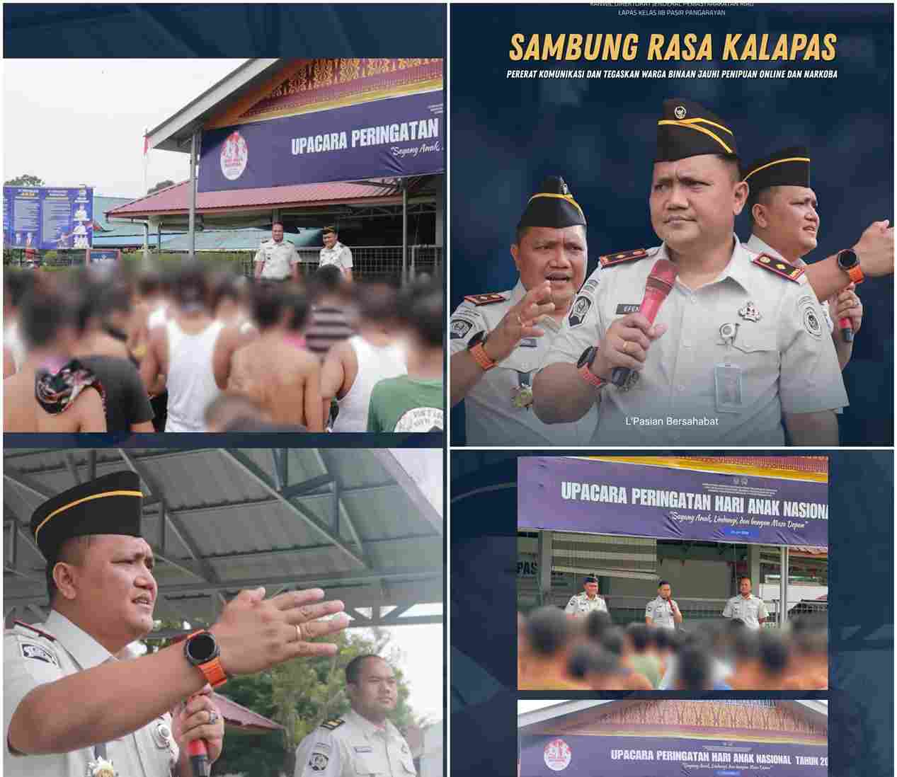 Melalui Kegiatan Sambung Rasa, Kalapas Pasir Pangarayan Pererat Komunikasi dan Tegaskan Warga Binaan Jauhi Penipuan Online dan Narkoba