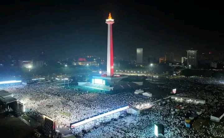 100.000 Jamaah Hadiri Zikir dan Doa Kebangsaan di Monas, Wujud Syukur atas Kemerdekaan Indonesia