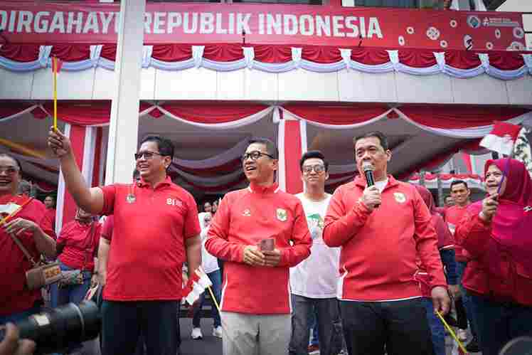 Kick Off Festival Merah Putih, Wamen Viva Yoga Ajak Rakyat Rayakan HUT Ke-81 RI Dengan Sangat dan Riang Gembira