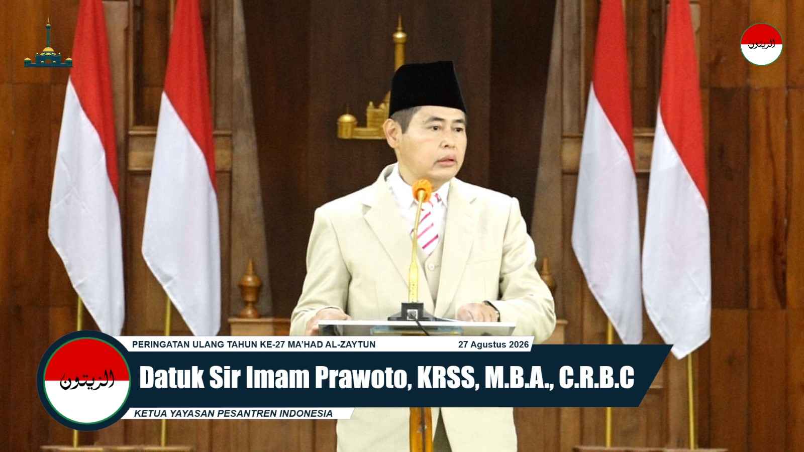 MENJAGA PIPA PERADABAN TETAP MENGALIR: JALAN AL-ZAYTUN MENUJU 2050