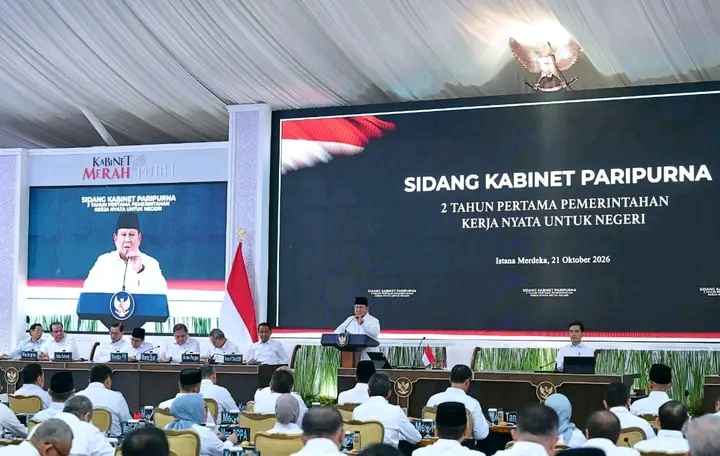 Presiden Prabowo Pimpin Sidang Kabinet Paripurna: Dua Tahun Pemerintahan Kerja Nyata untuk Negeri